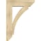 Ekena Millwork Thorton Slat Rough Sawn Bracket w/ Offset Brace, Douglas Fir, 8"W x 28"D x 40"H BKT0806X28X40THR06RDF - alternate 3